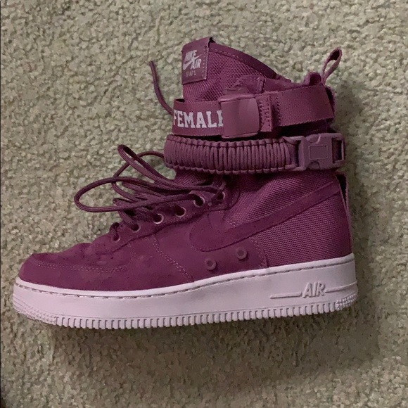 Purple SF Air Force 1’s - Picture 2 of 4